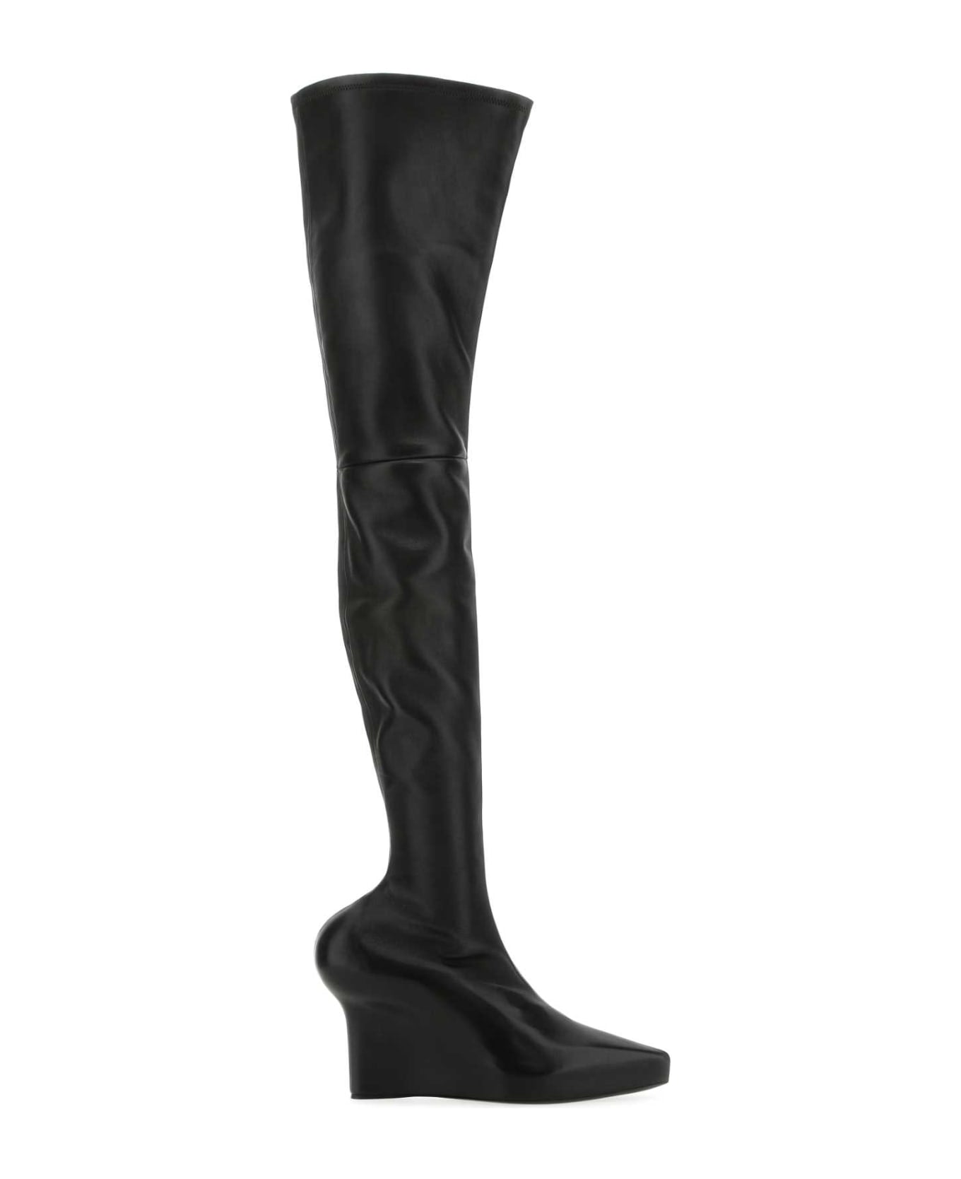 GIVENCHY WOMEN'S SHOW STRETCH WEDGE OTK BOOT 80MM NWT