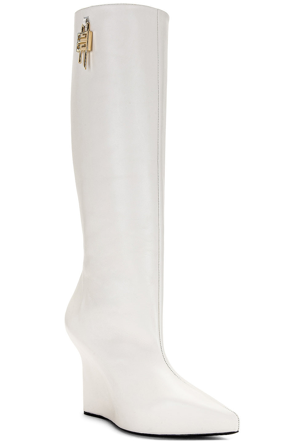 GIVENCHY WOMEN'S G LOCK WEDGE HIGH BOOT 80MM NWT