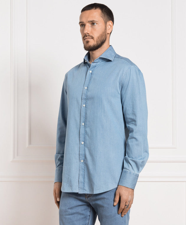 BRUNELLO CUCINELLI MEN'S SHIRT MM6331718_C036 NWT
