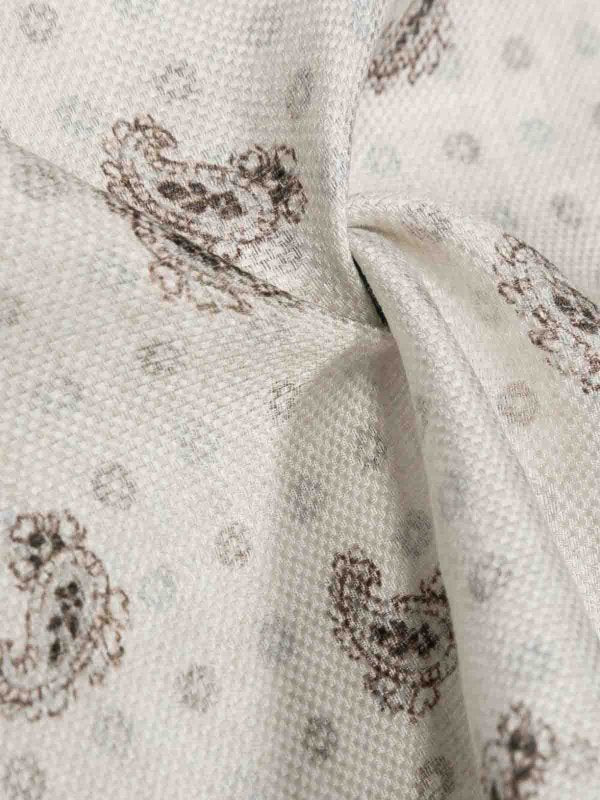 BRUNELLO CUCINELLI MEN'S ANTHRACITE SILK LINEN POCKETSQUARE