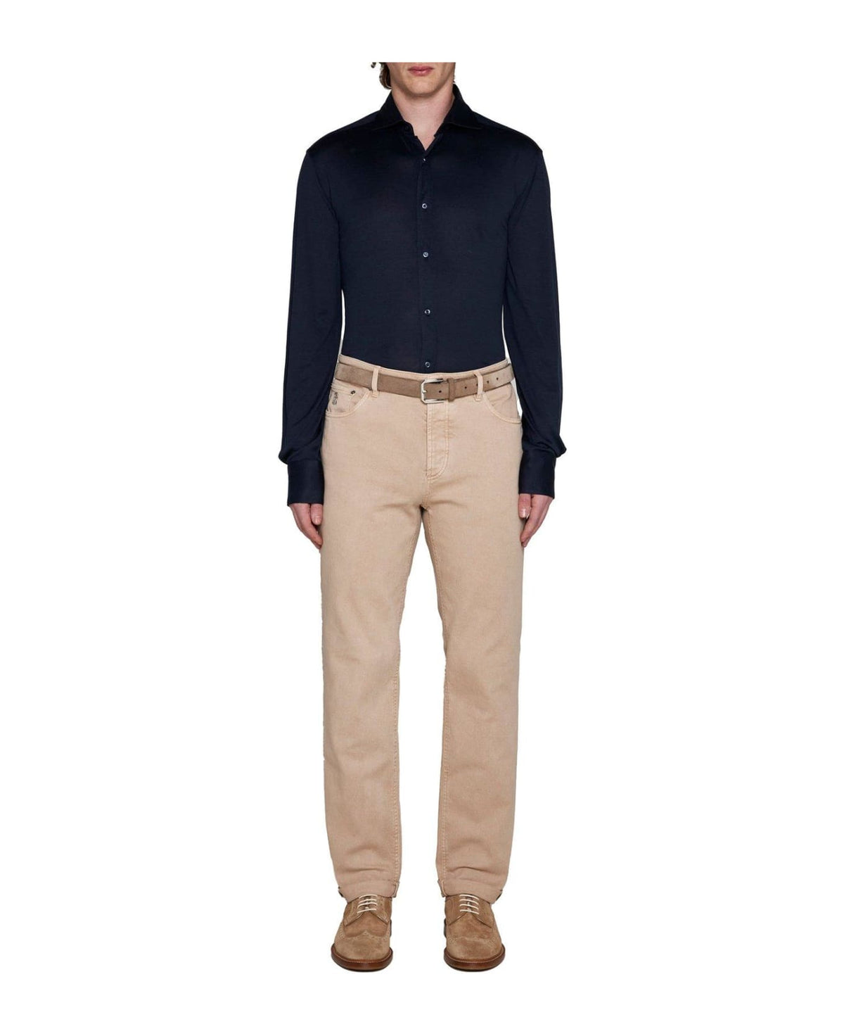 BRUNELLO CUCINELLI MEN'S SHIRT MTS376686_C6134 NWT
