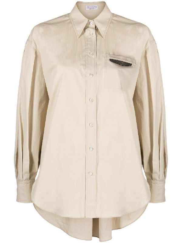 BRUNELLO CUCINELLI WOMEN'S SHIRT M0H93MV506_C8617 NWT