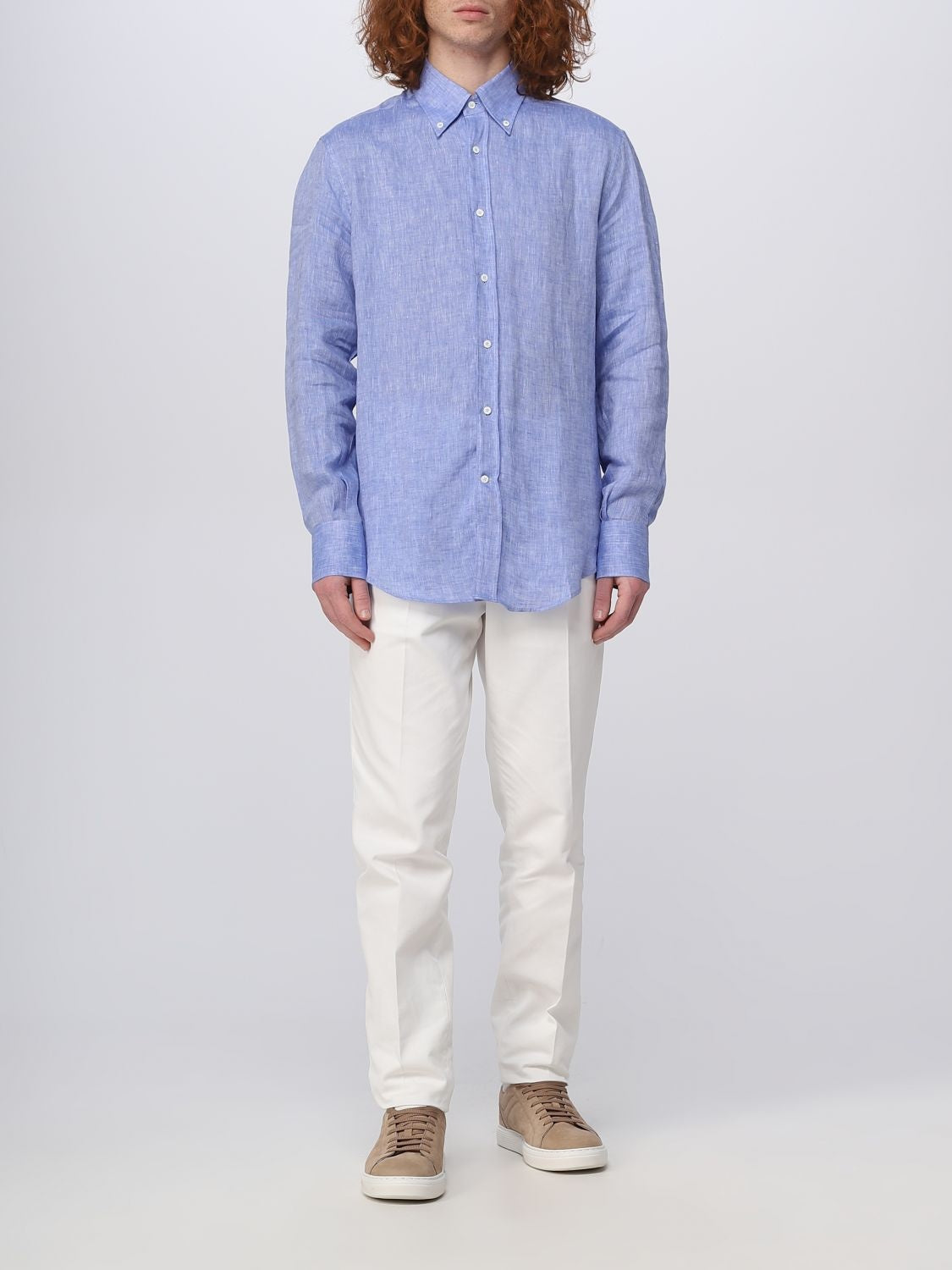BRUNELLO CUCINELLI MEN'S SHIRT MB6080038_C010 NWT