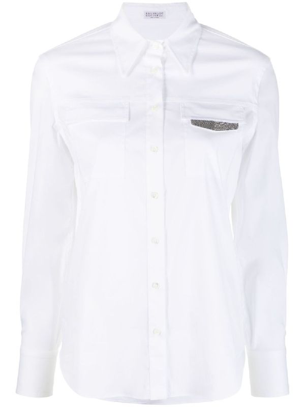 BRUNELLO CUCINELLI WOMEN'S SHIRT M0091MV526_C159 NWT