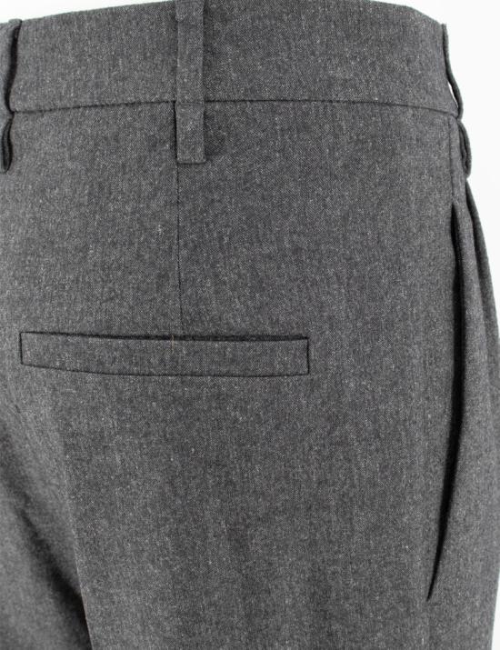 BRUNELLO CUCINELLI WOMEN'S DARK GREY TAILORED TROUSERS