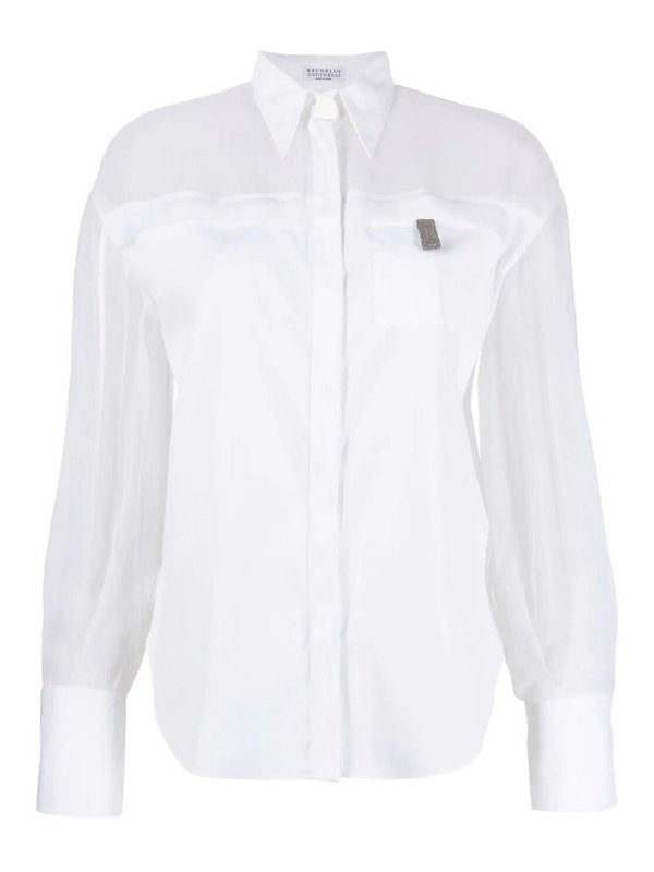 BRUNELLO CUCINELLI WOMEN'S SHIRT M0091MS806_C159 NWT