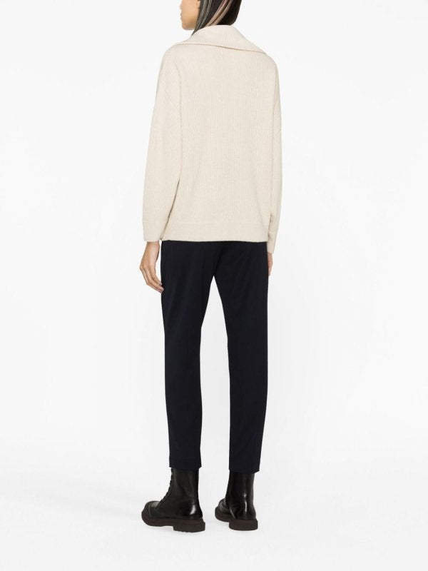 BRUNELLO CUCINELLI WOMEN'S MARBLE WOOL KNIT SWEATER