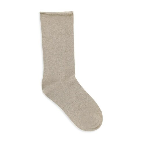 BRUNELLO CUCINELLI WOMEN'S DOVE GRAY CREW SOCKS