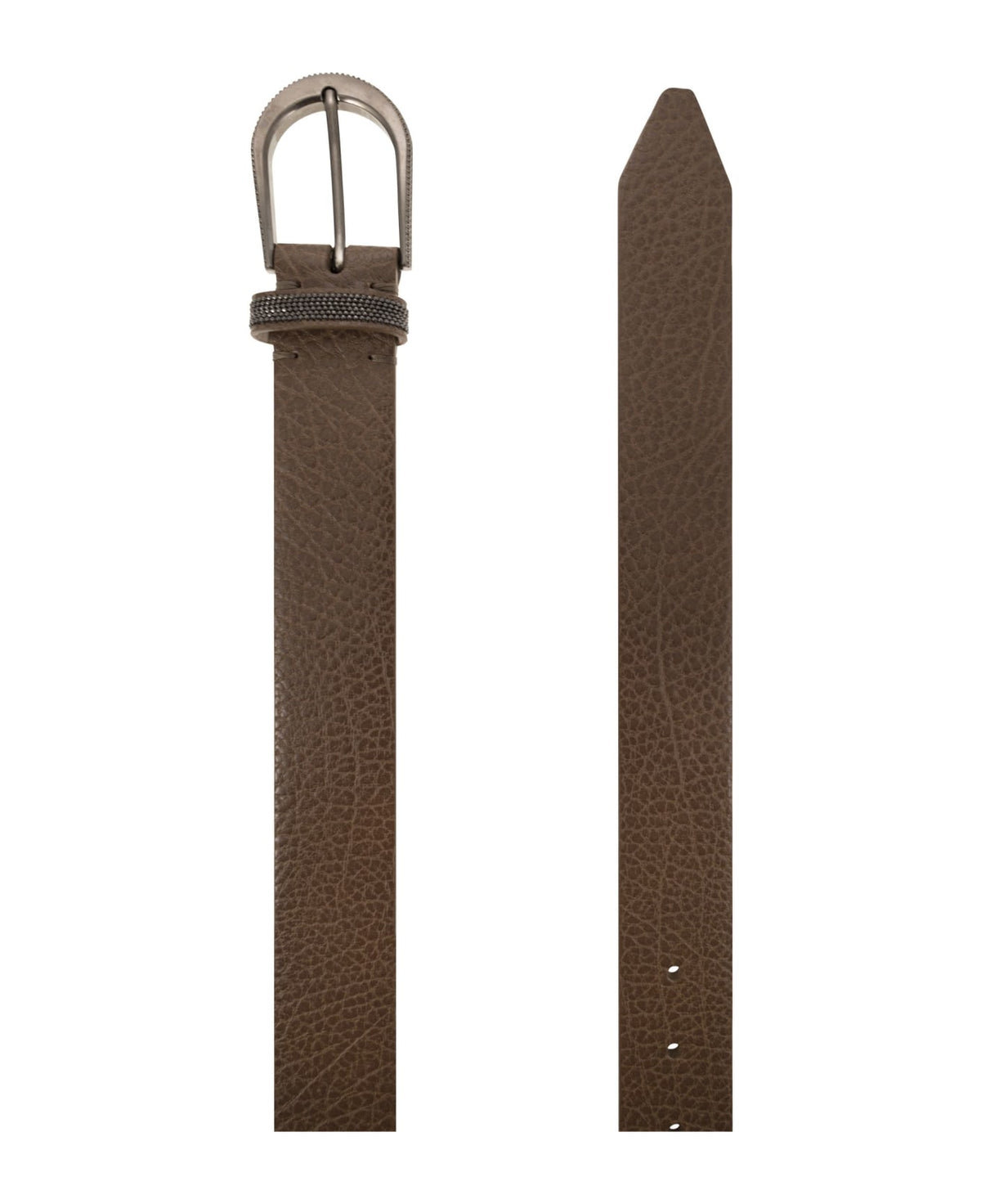 BRUNELLO CUCINELLI WOMEN'S TAWNY LEATHER BELT
