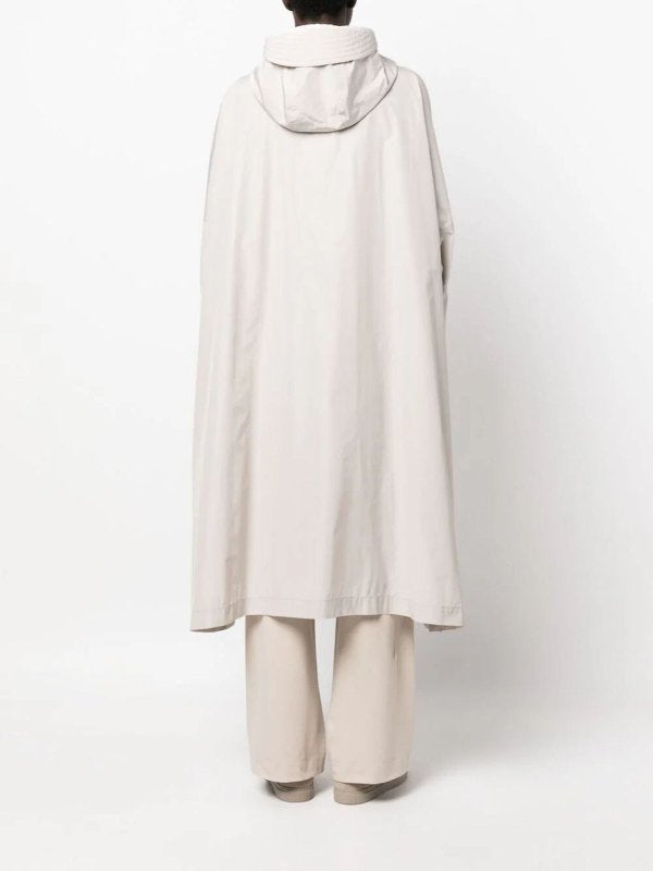 BRUNELLO CUCINELLI WOMEN'S LIGHT GREY HOODED JACKET