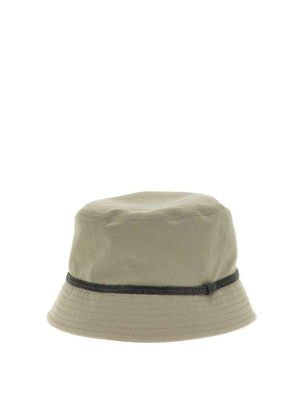 BRUNELLO CUCINELLI WOMEN'S JACKFRUIT NYLON BUCKET HAT