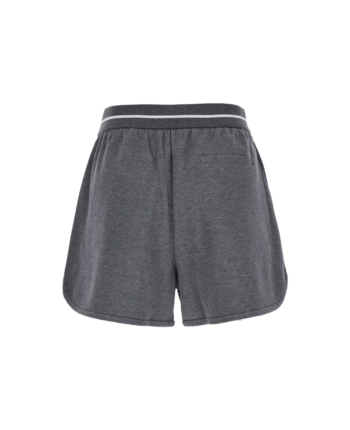 BRUNELLO CUCINELLI WOMEN'S LEAD COTTON BLEND CASUAL SHORTS