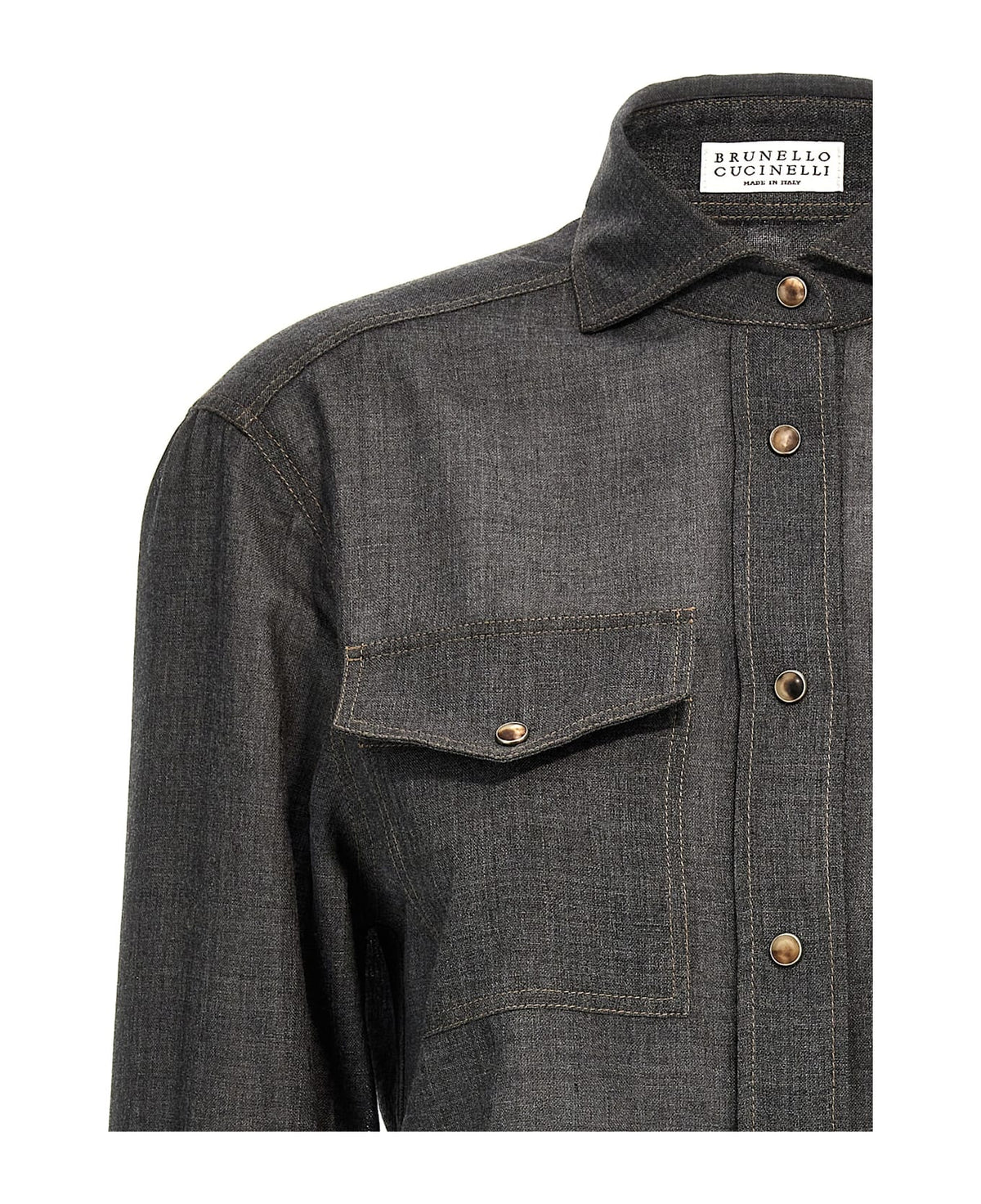 BRUNELLO CUCINELLI WOMEN'S SHIRT MD920MJ986_C001 NWT