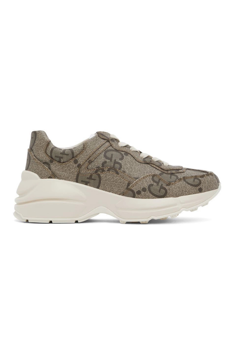 Gucci 100 Rhyton Sneaker (Beige Monogram)