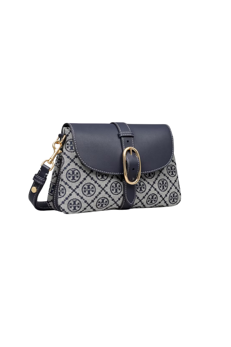 Tory Burch T Monogram Soft Small Shoulder Bag Tory Navy 178826-405