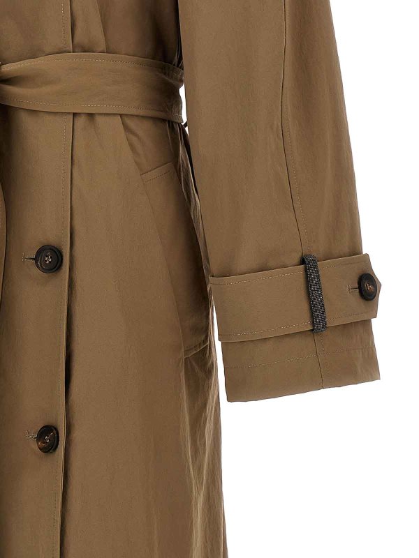 BRUNELLO CUCINELLI WOMEN'S ROPE BELTED LIGHTWEIGHT JACKET