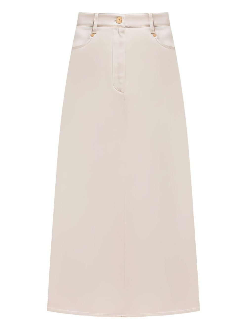BRUNELLO CUCINELLI WOMEN'S SAND BEIGE MIDI SKIRT