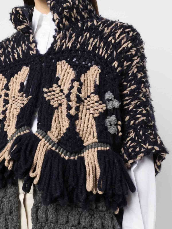 BRUNELLO CUCINELLI WOMEN'S MULTICOLOR CHUNKY KNIT SWEATER
