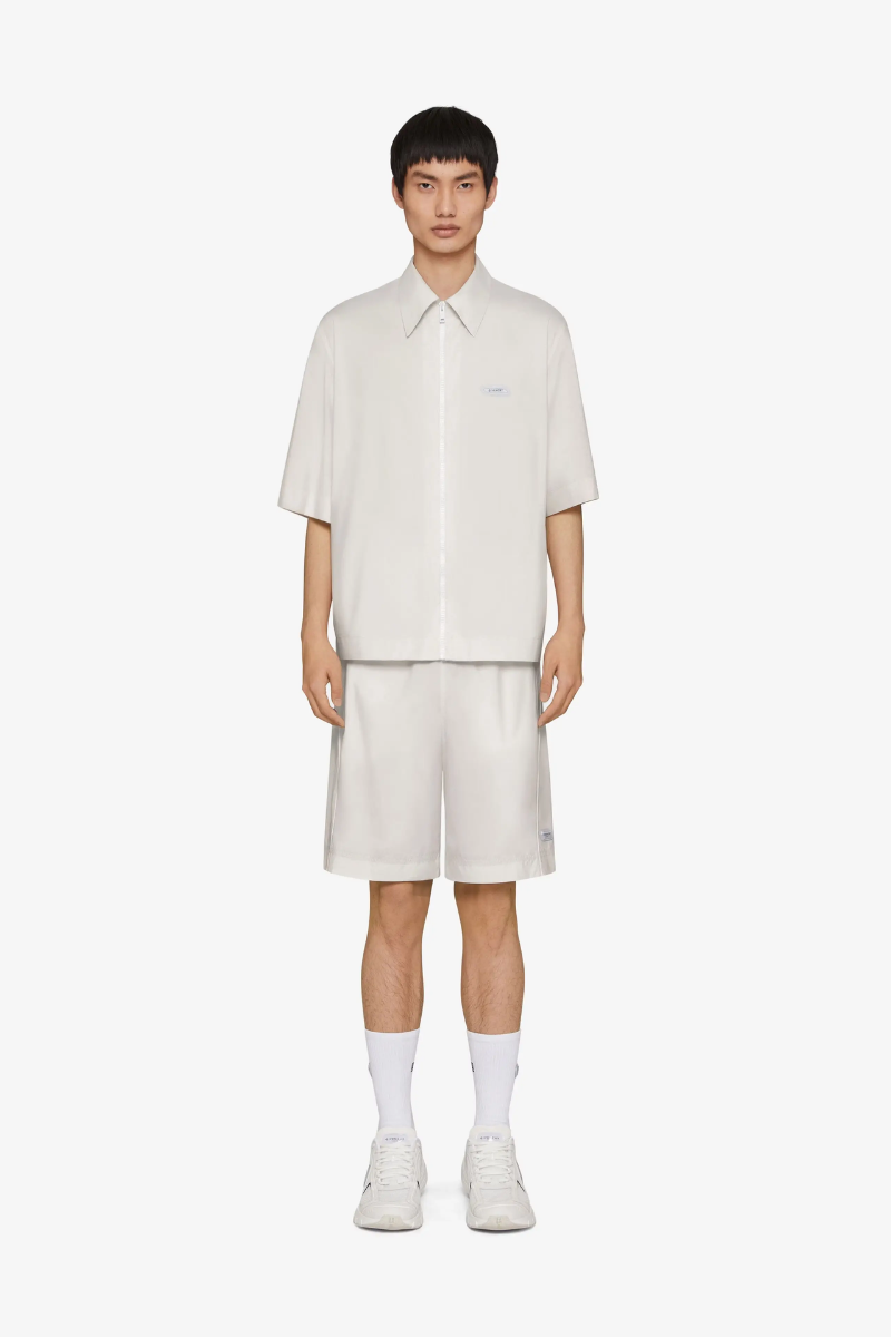 Givenchy Tk-Mx Nylon Shorts_Ecru