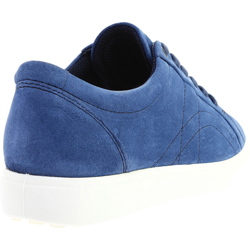 ECCO Women's Soft 7 Stitch Tie Sneaker - True Navy Leather