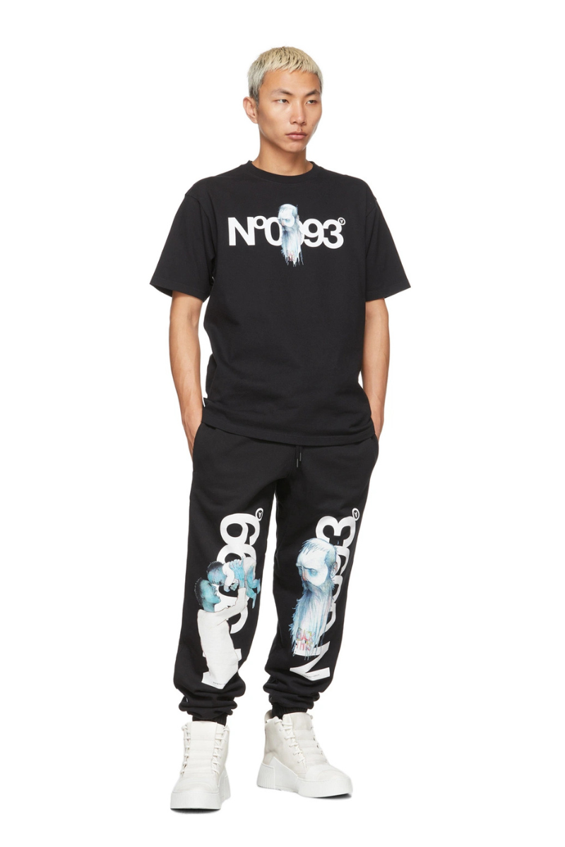 Aitor Throup TheDSA Black 'No0093' Lounge Pants