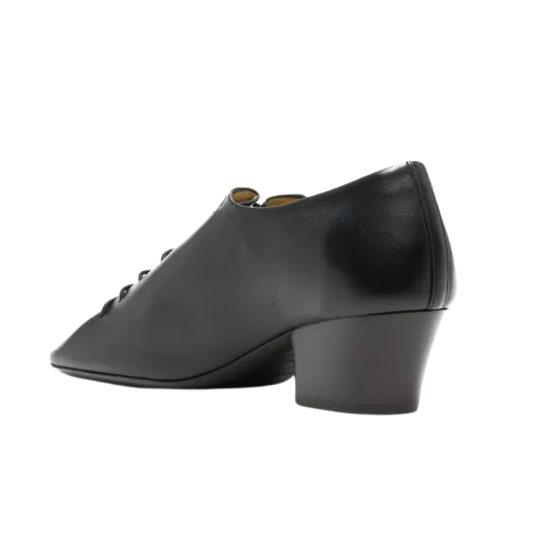 Womens | LEMAIRE Leather Derby Pumps BK999 Black