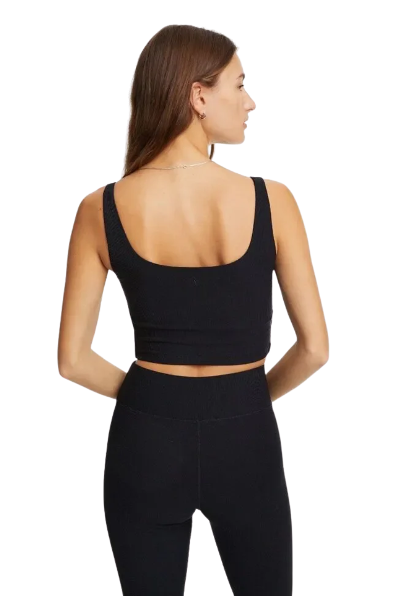 Bandier Rib Tempo Crop Black AA202187