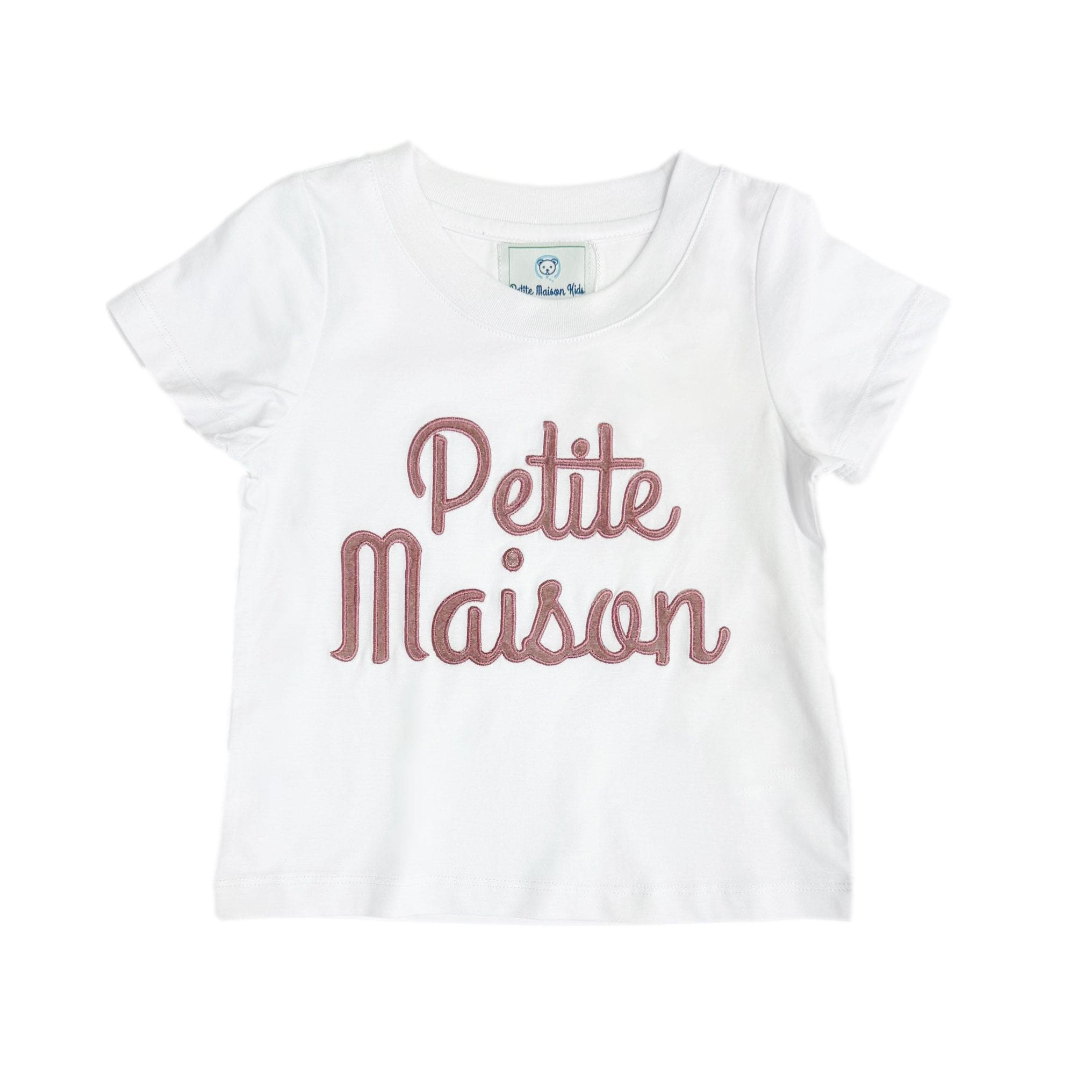 Petite Maison Pink Logo Pima Cotton T-Shirt - Petite Maison Kids