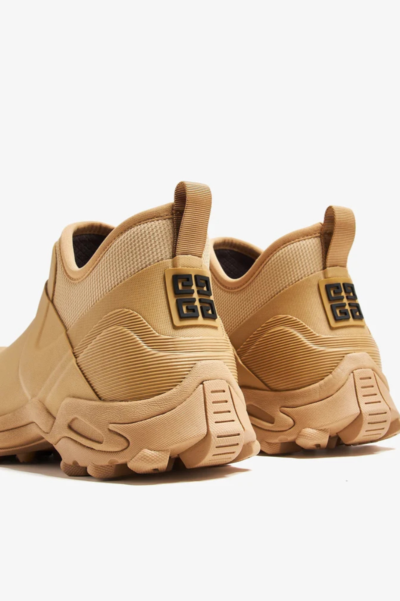 Givenchy Men's Bogs Rubber Chelsea Boots- Camel