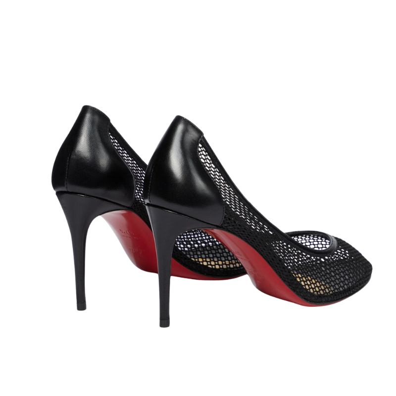 Womens | Christian Louboutin Filomena 85 Mesh Pumps with Red Sole Black