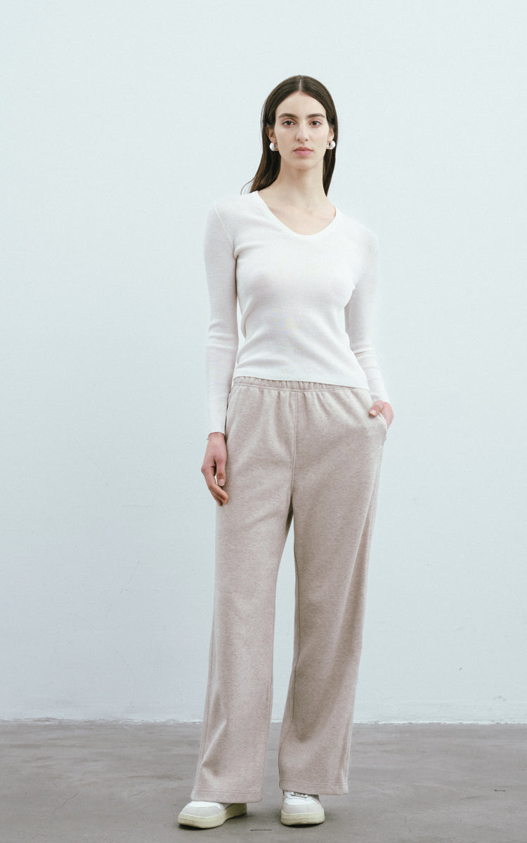 V Neck Wool Sweater