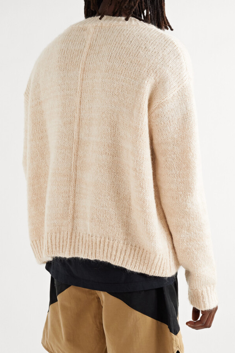 RHUDE Monte Carlo Mohair and Wool-Blend Cardigan