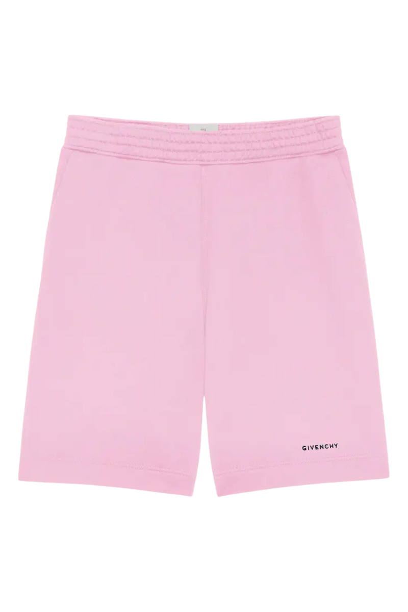 Givenchy Boxy Fit Logo Sweatshorts Light Pink BM515B3Y78