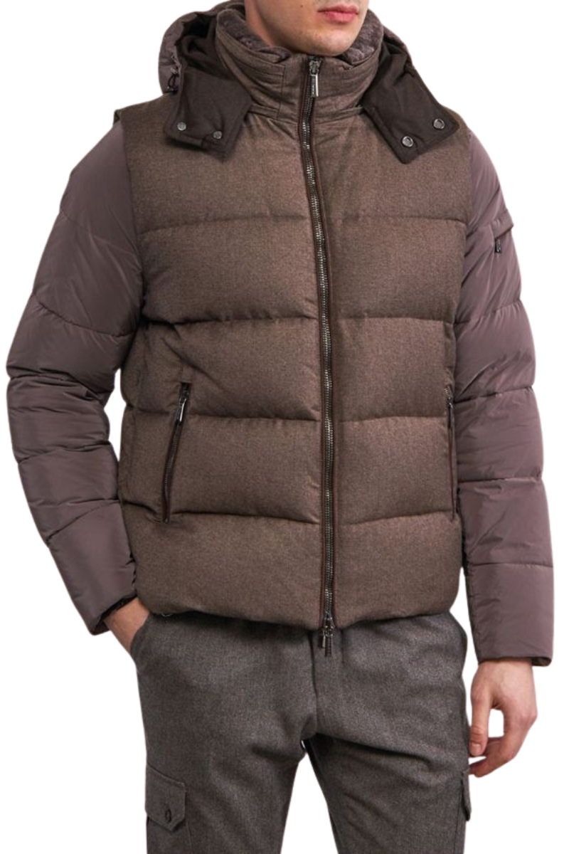 MooRER CASCIANOFUROSL Down Jacket Marrone