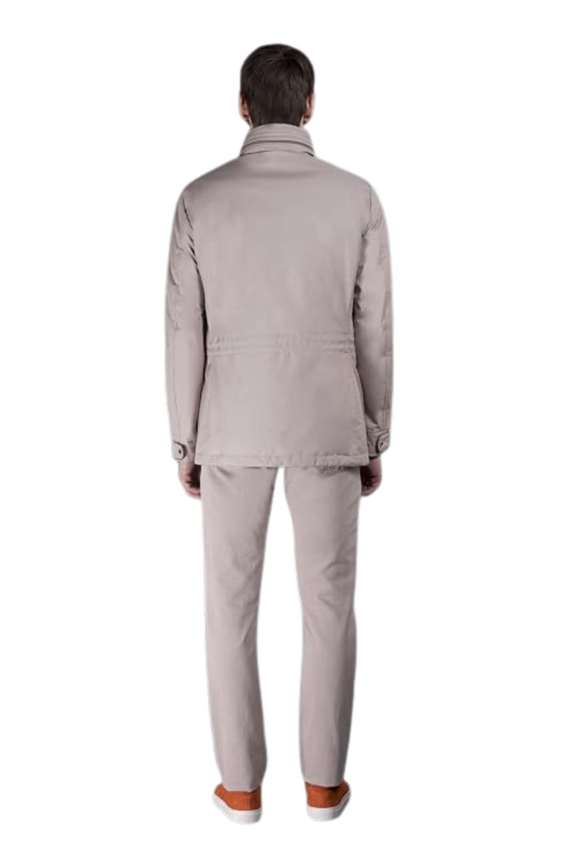 MooRER FORD-GF Hooded Field Jacket Stone