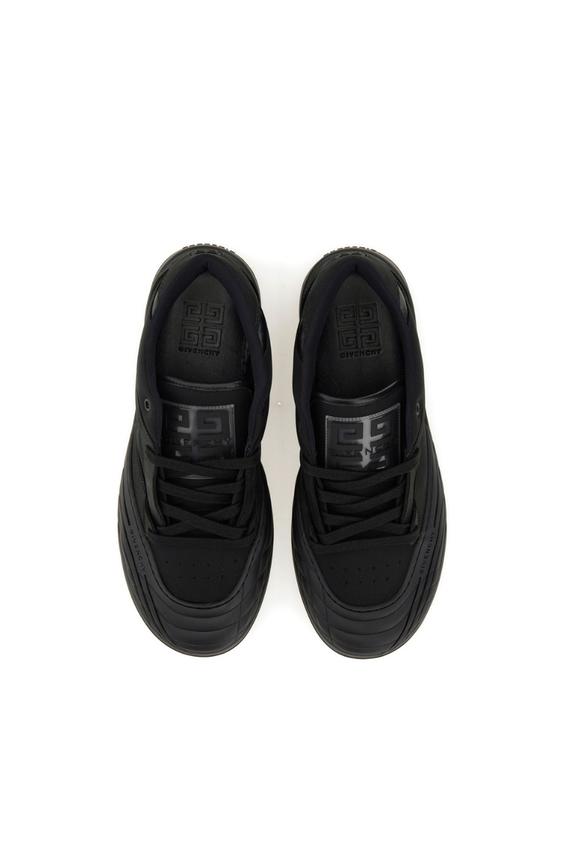 Givenchy New Line Men Shoes Mid-Top Sneakers_Black