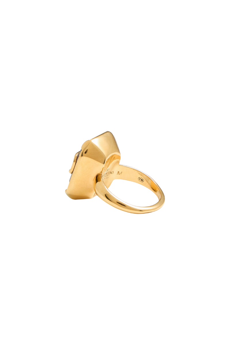 Valentino Garavani
Vlogo Gold-Tone Purple Crystal Ring