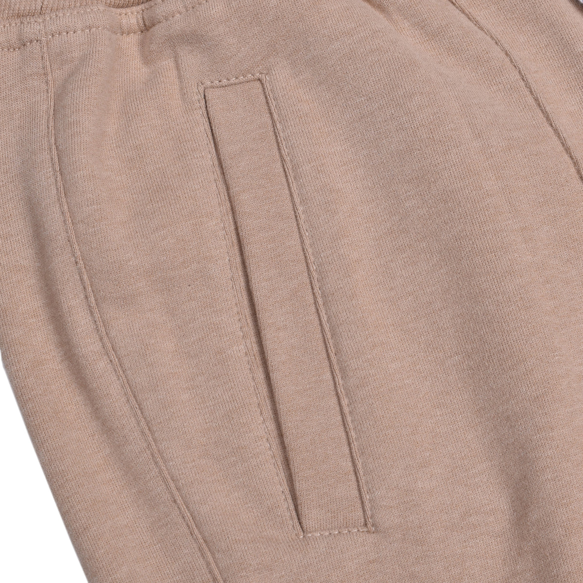 BRUNELLO CUCINELLI MEN'S BEIGE TAILORED SWEATPANTS