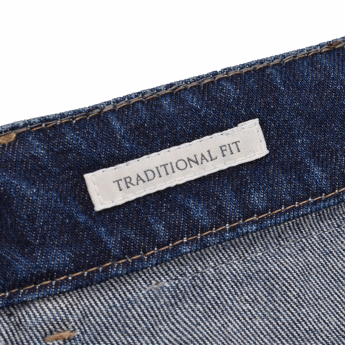 BRUNELLO CUCINELLI MEN'S DARK BLUE DENIM TROUSERS