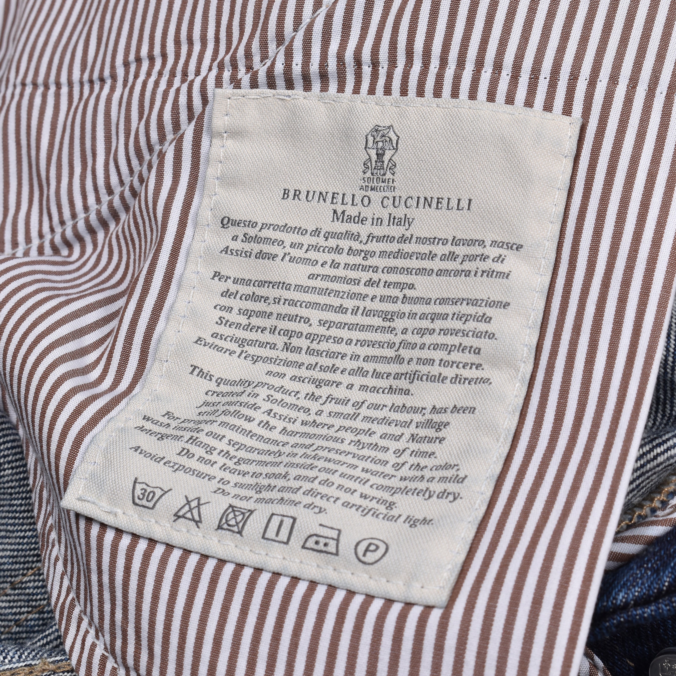 BRUNELLO CUCINELLI MEN'S PANTS NWT