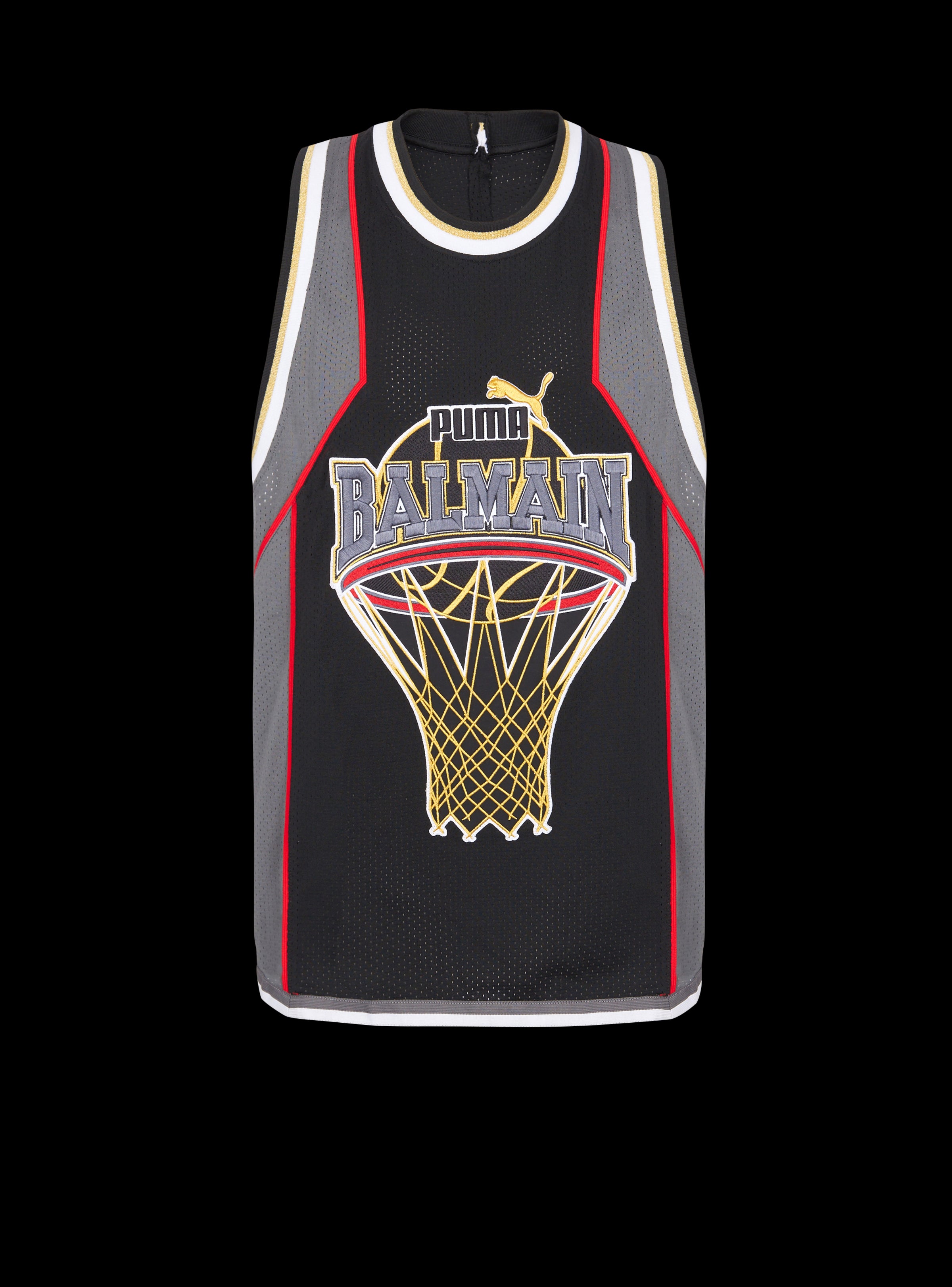 BALMAIN MEN'S BALMAIN X PUMA TECHNICAL TANK TOP NWT