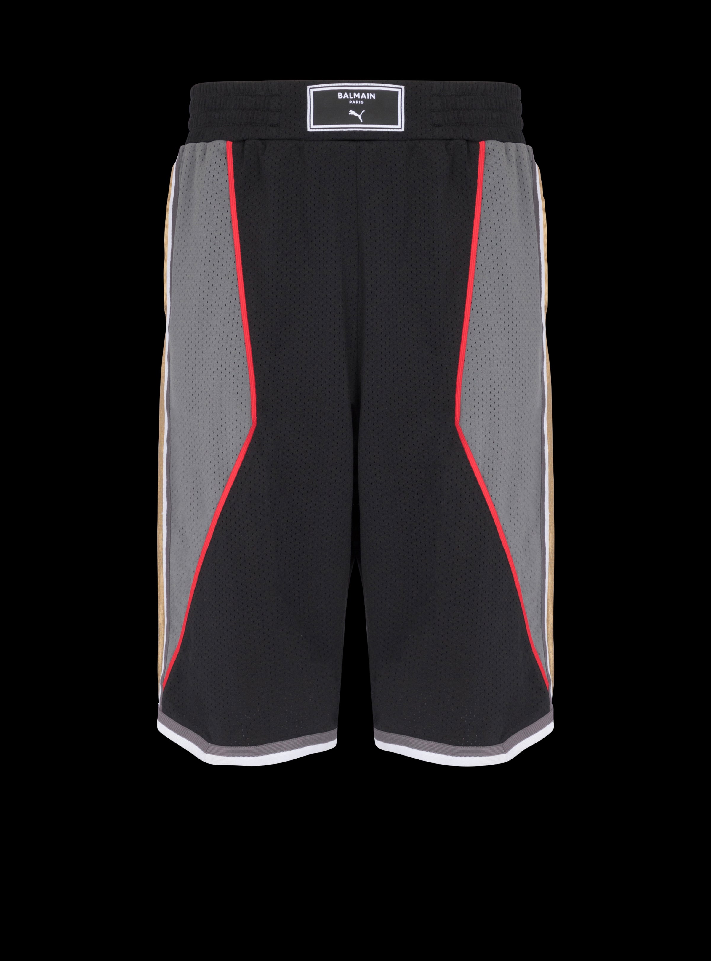 BALMAIN MEN'S BALMAIN X PUMA BOXY SHORTS NWT