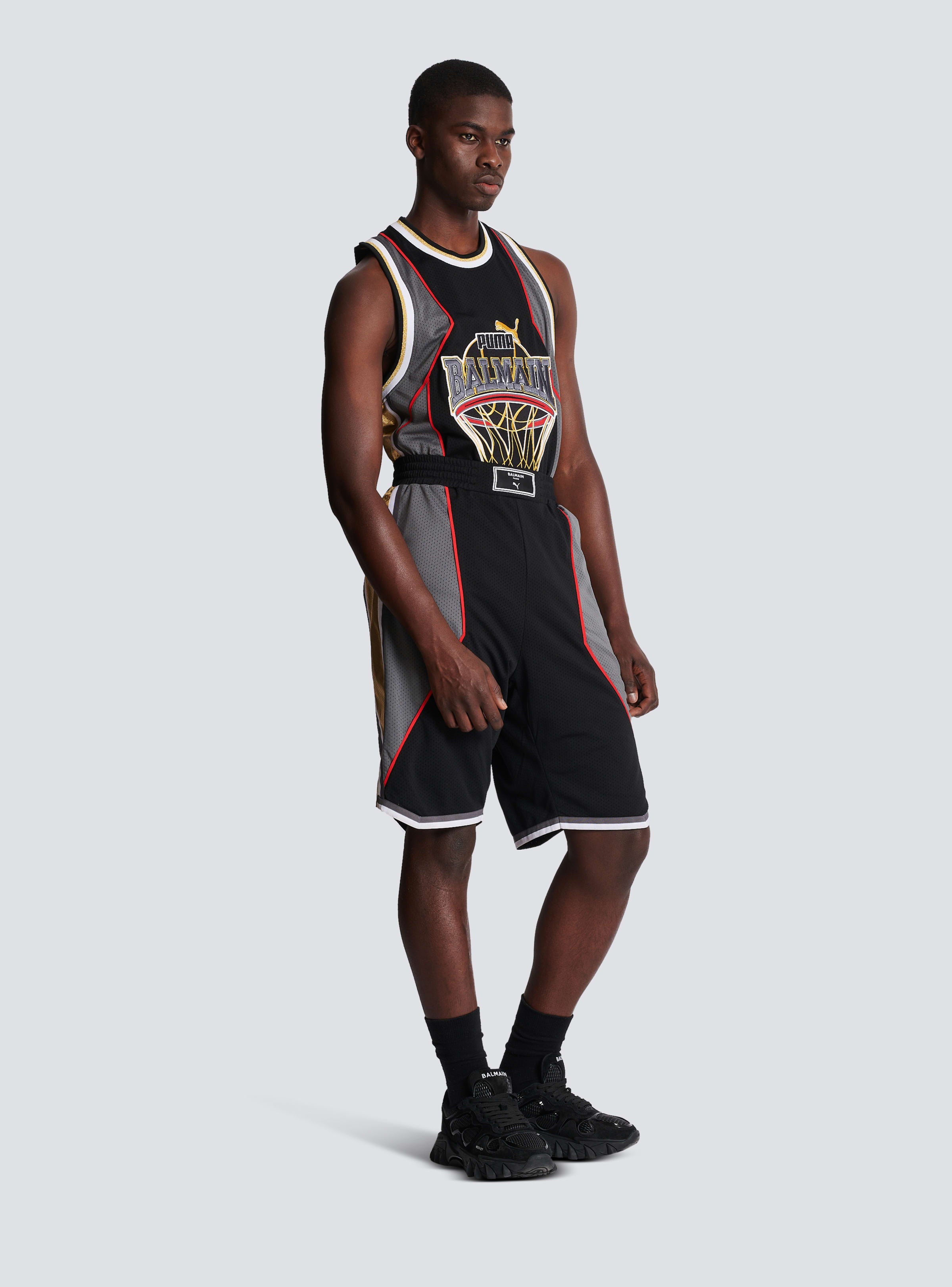 BALMAIN MEN'S BALMAIN X PUMA BOXY SHORTS NWT