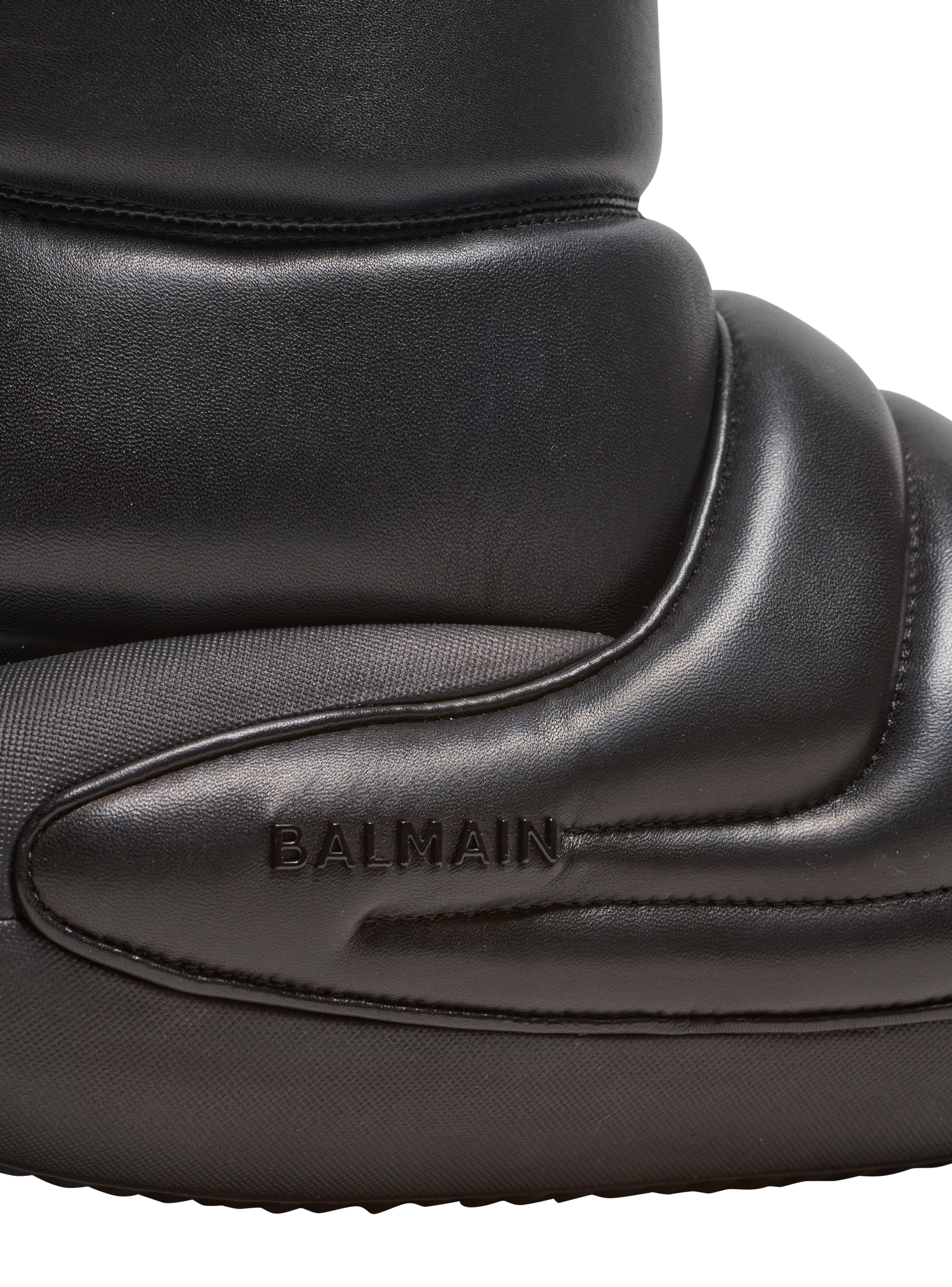 BALMAIN MEN'S B-IT-PUFFY LAMBSKIN&SOCKS NWT