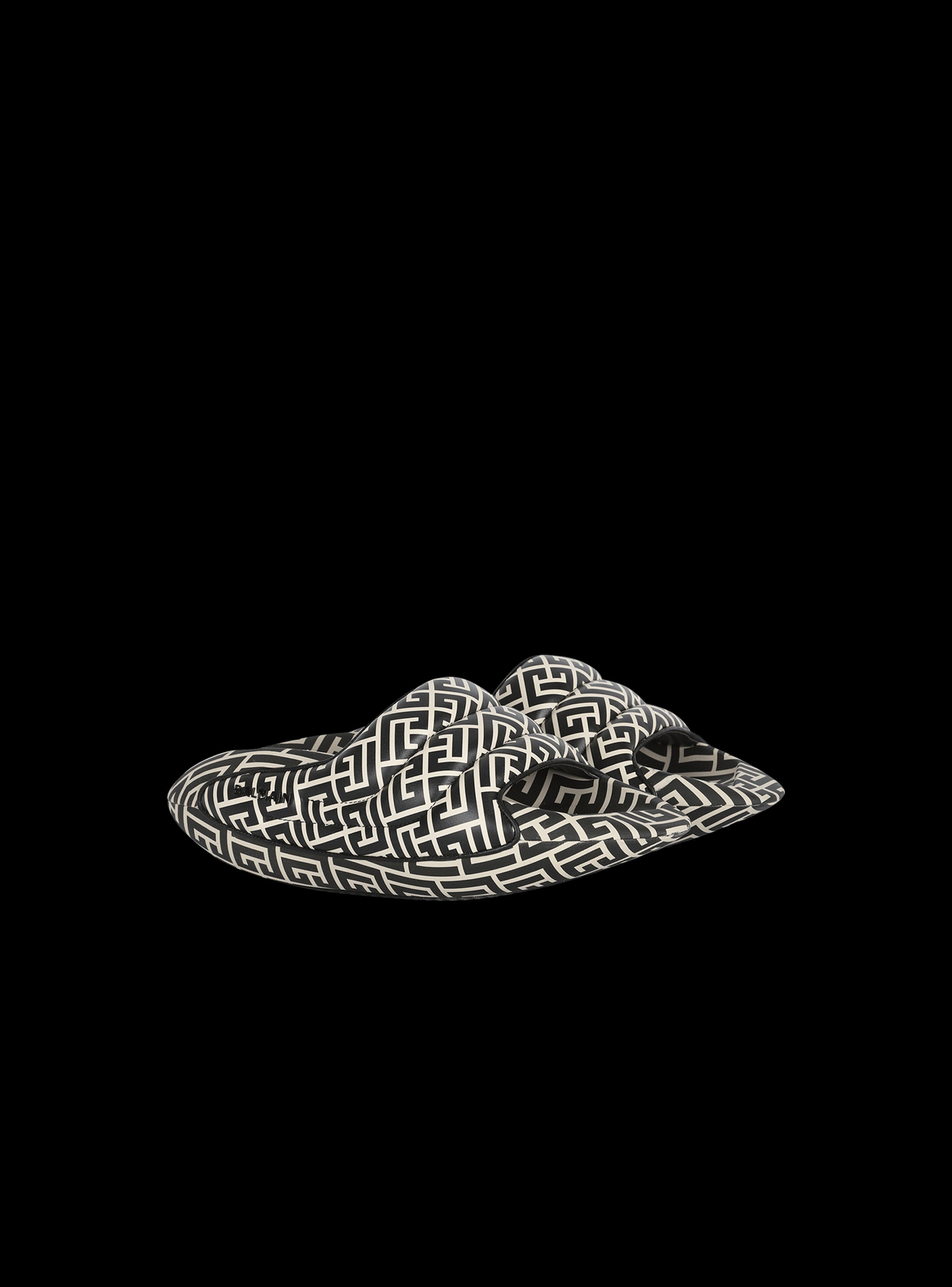 BALMAIN MEN'S B-IT-CALFSKIN PRINTED MONOGRAM NWT