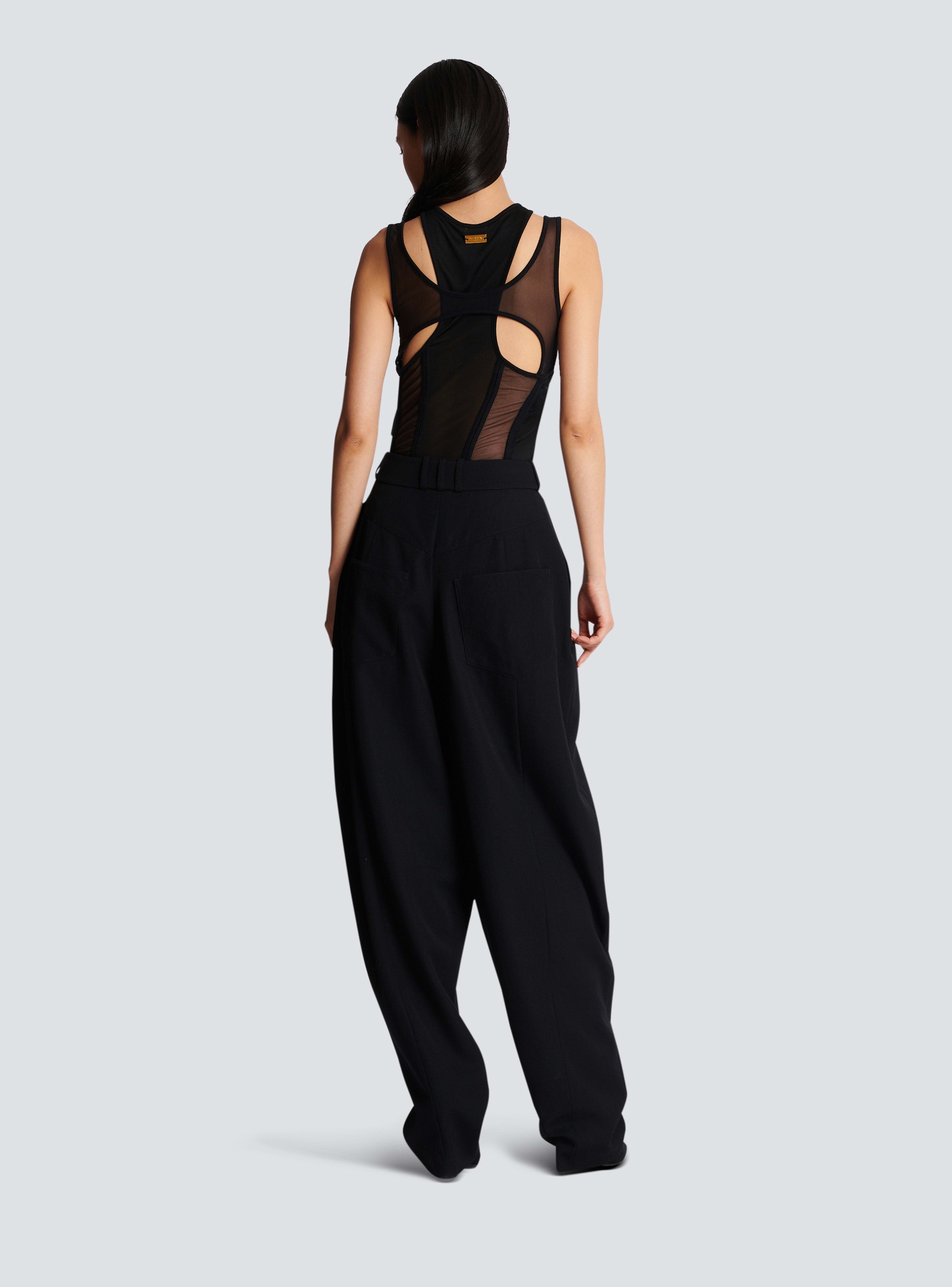 BALMAIN WOMEN'S CUT OUT TULLE BODY NWT