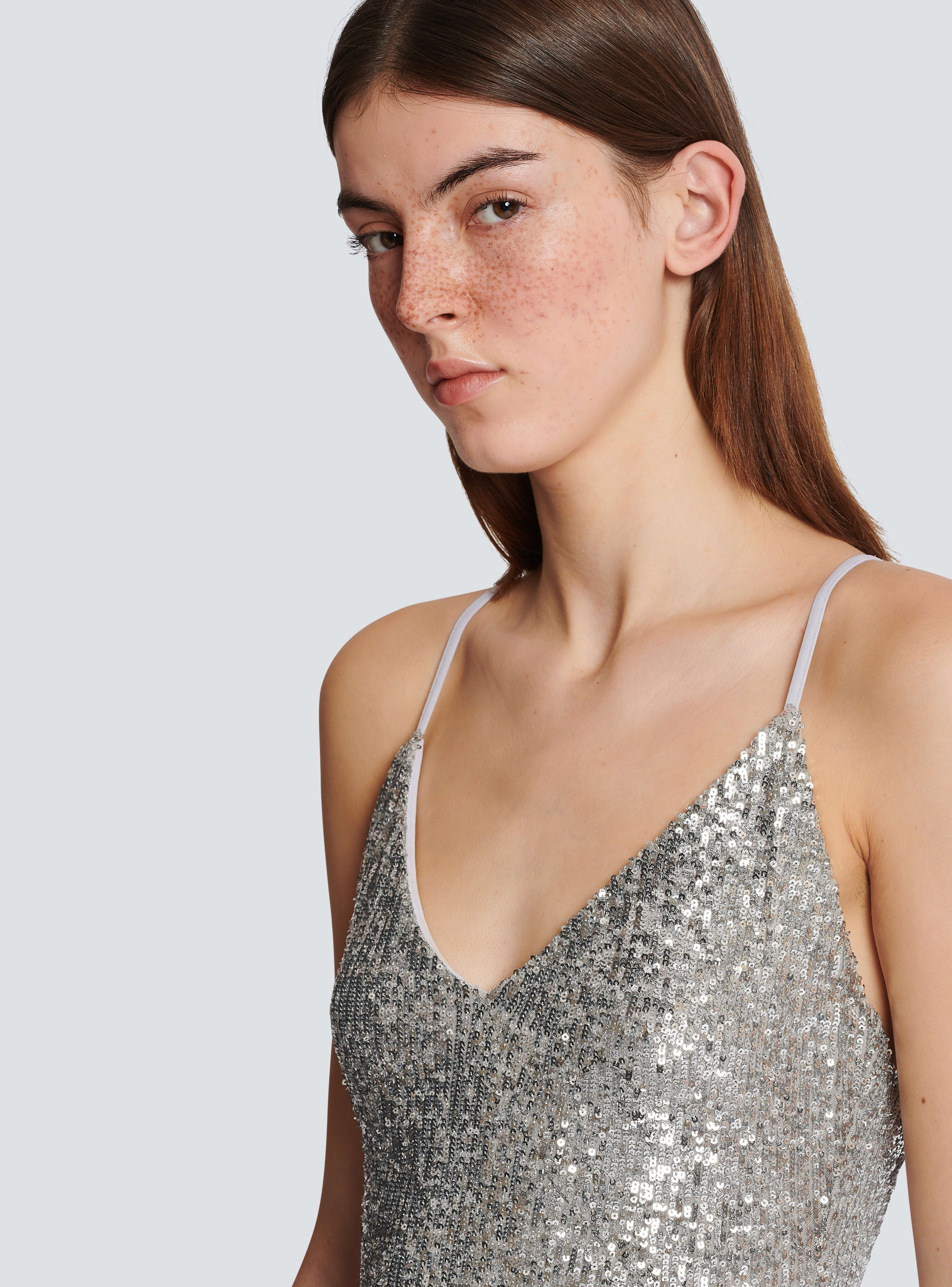 BALMAIN WOMEN'S LONG SEQUIN DRESS - MY THERESA NWT