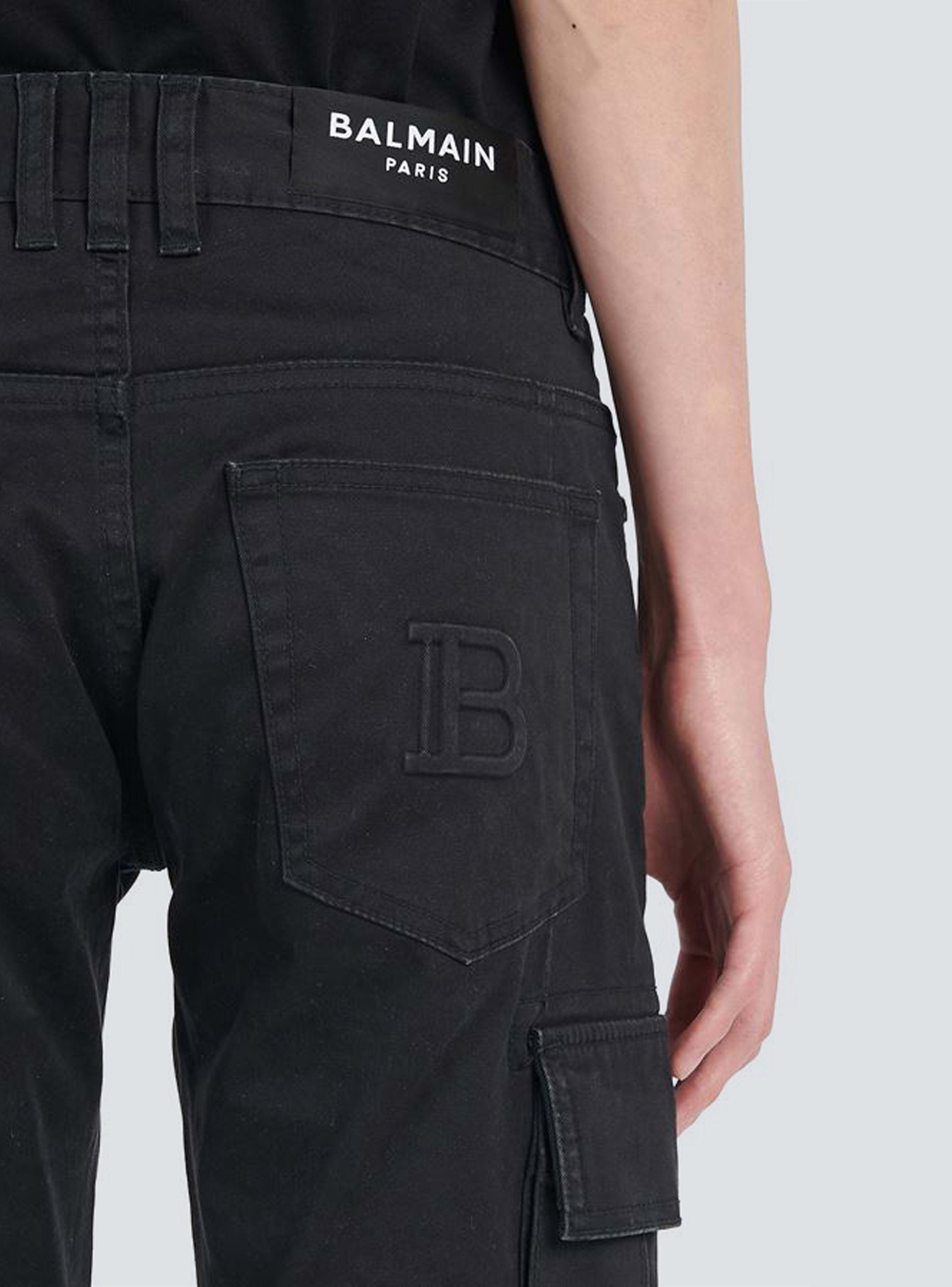 BALMAIN MEN'S CARGO COTTON PANTS NWT