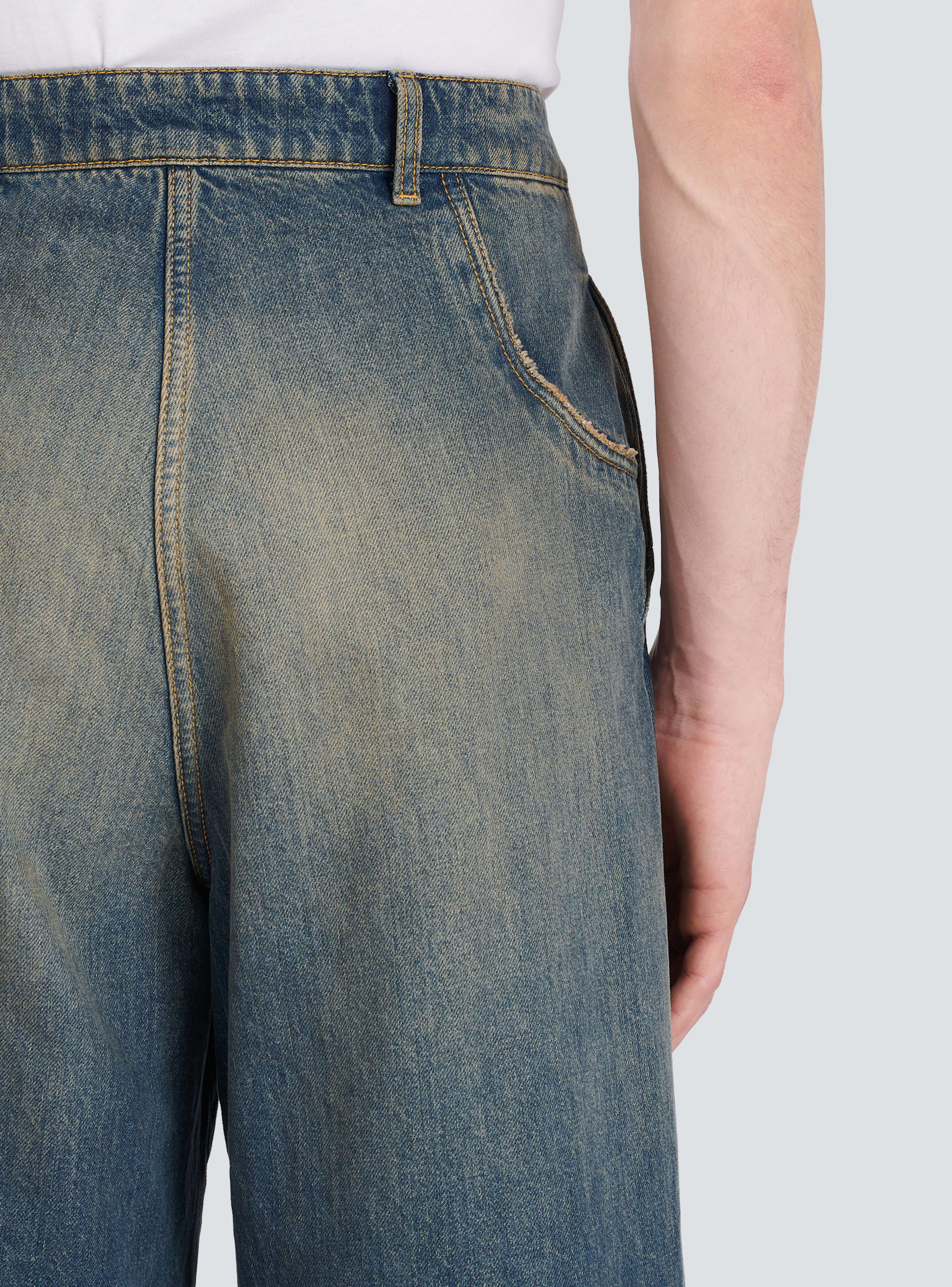 BALMAIN MEN'S JUDO PANTS REVERSE/ SHADOW POCKET NWT