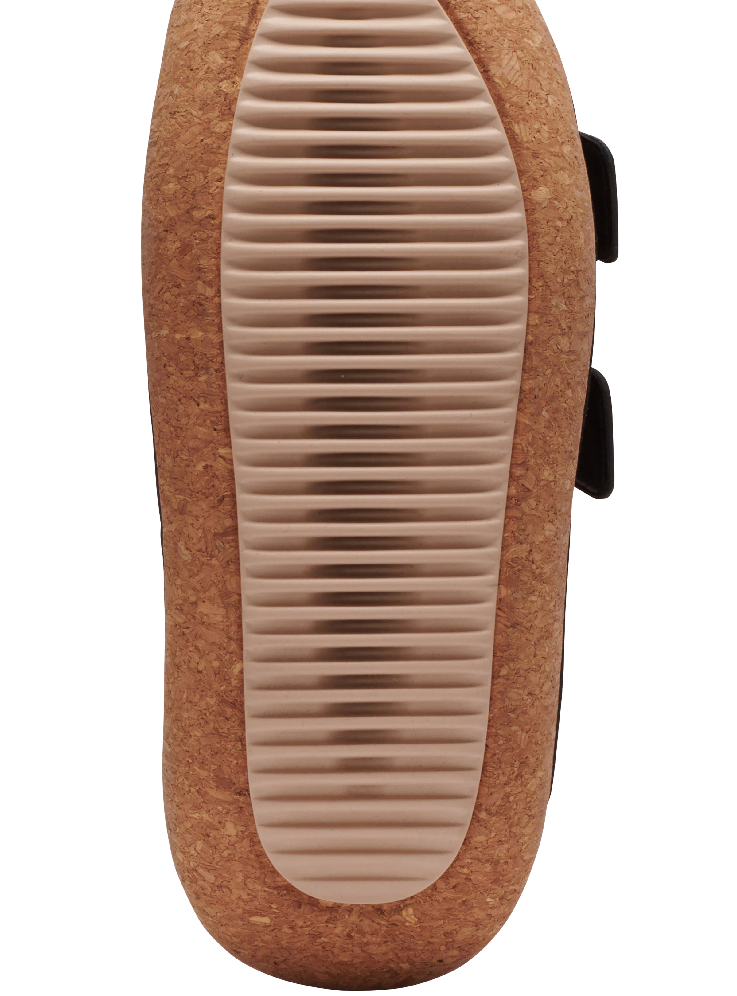 BALMAIN MEN'S BLACK SUEDE CORK SLIP-ON SNEAKER